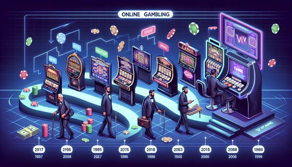 Revizija prethodnih decenija: Ključni događaji u razvoju online kockanja